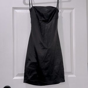 Mini black dress perfect for night out or wedding